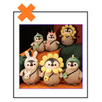 Kawaii knuffel pinguin unicorn